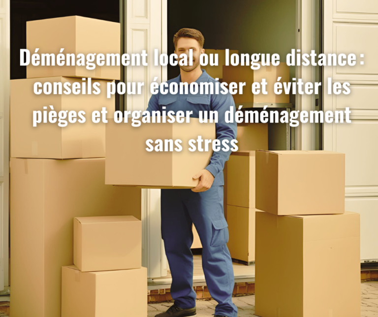 Déménagement local ou longue distance
