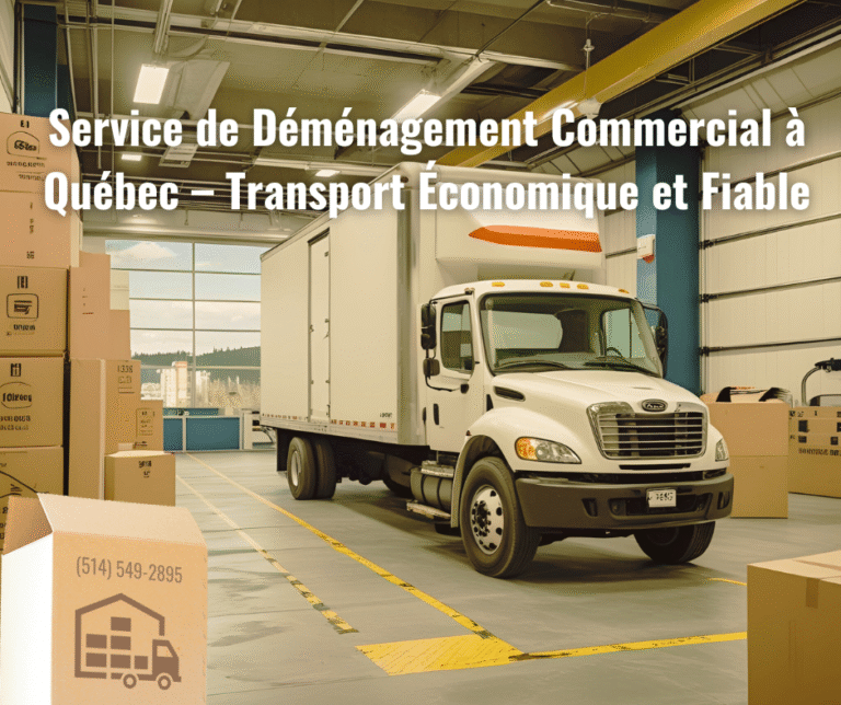 Déménagement Commercial à Québec