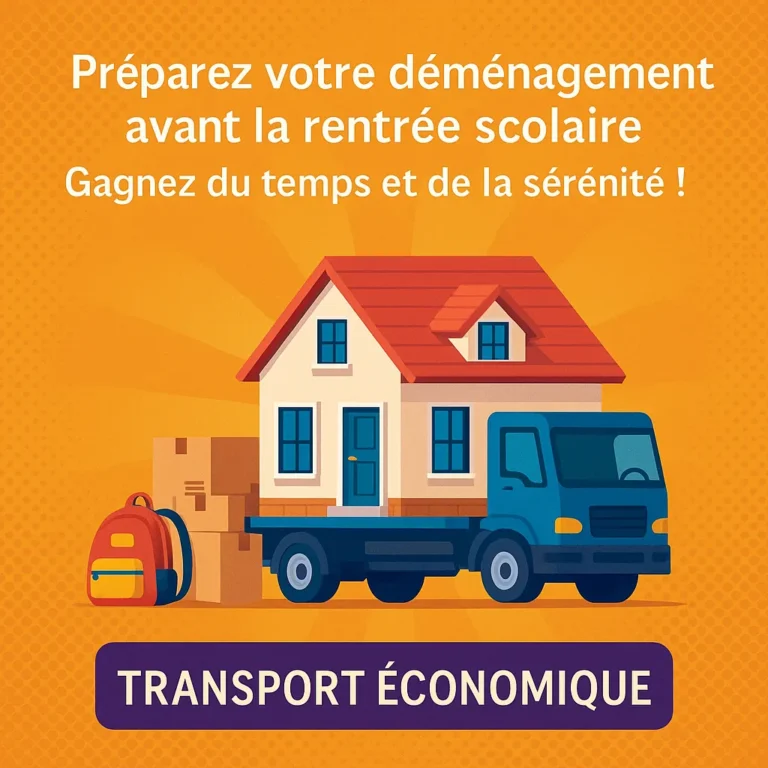Préparez votre déménagement avant la rentrée scolaire